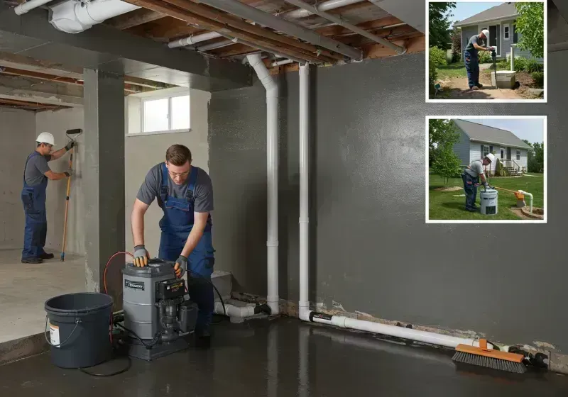 Basement Waterproofing and Flood Prevention process in Munfordville, KY